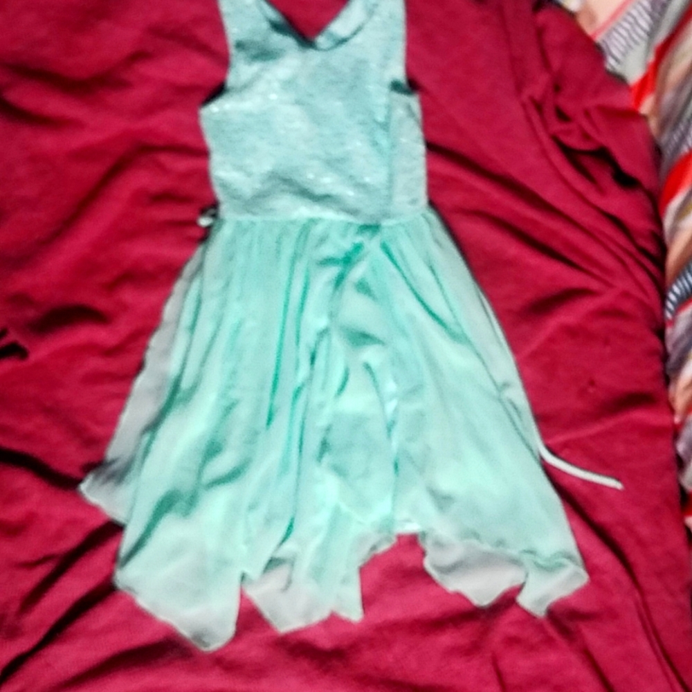 Girl's dress size 14 greenish